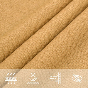 Rechteckiges Sonnensegel Sandfarben 3x6m