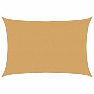 Rechteckiges Sonnensegel Sandfarben 3,5x4,5 m