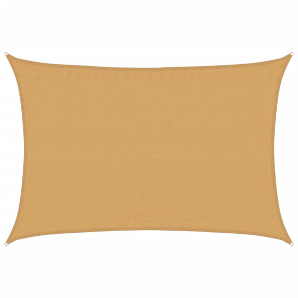 Rechteckiges Sonnensegel Sand 3,5x5m