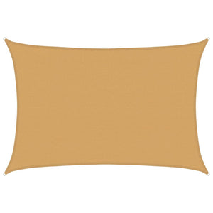 Sandfarbenes Sonnensegel Rechteckig 4x5m