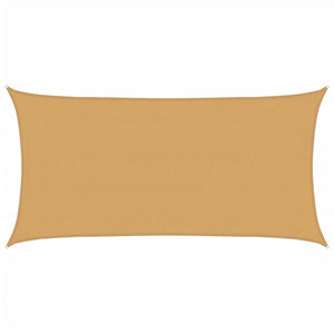 Rechteckiges Sonnensegel Sand 4x7m