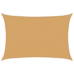 Rechteckiges Sonnensegel Sand 5x7m