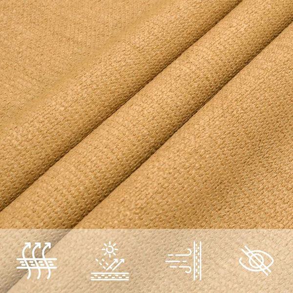 Dreieck Sonnensegel Sand 3x3x3m HDPE