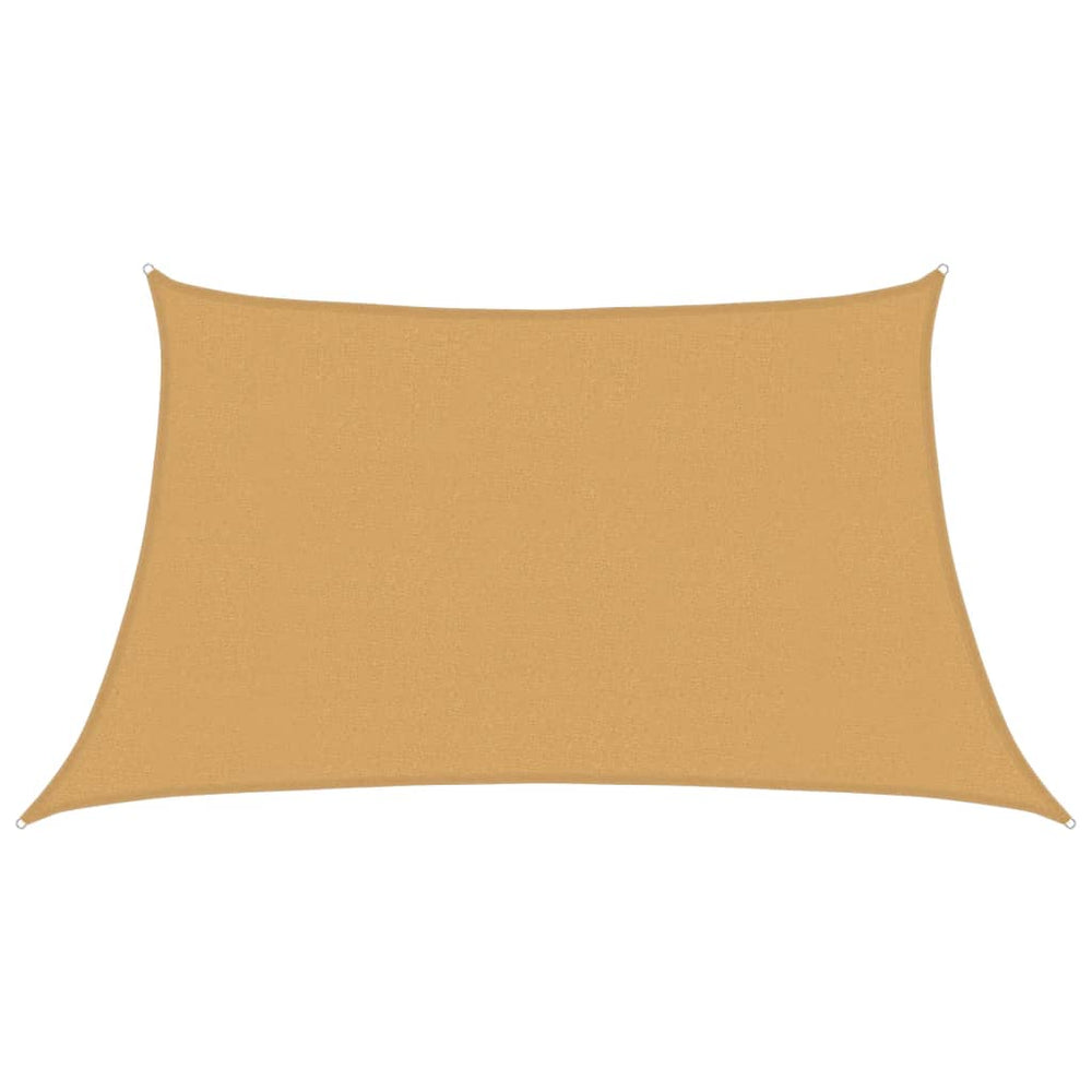 Trapez Sonnensegel Hellgrau 3/4x2 m
