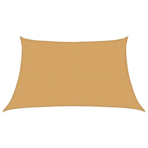 Trapez Sonnensegel Hellgrau 3/4x2 m