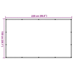 Grünes Anhängernetz 1,5x2,2 m