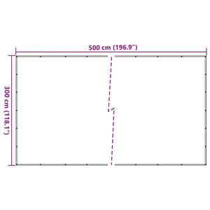 Grünes Anhängernetz 3x5 m