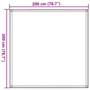 Zeltteppich Sandfarbe 200x200 cm