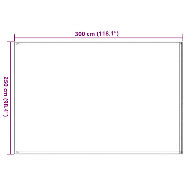 Zeltteppich Sandfarbe 250x300 cm