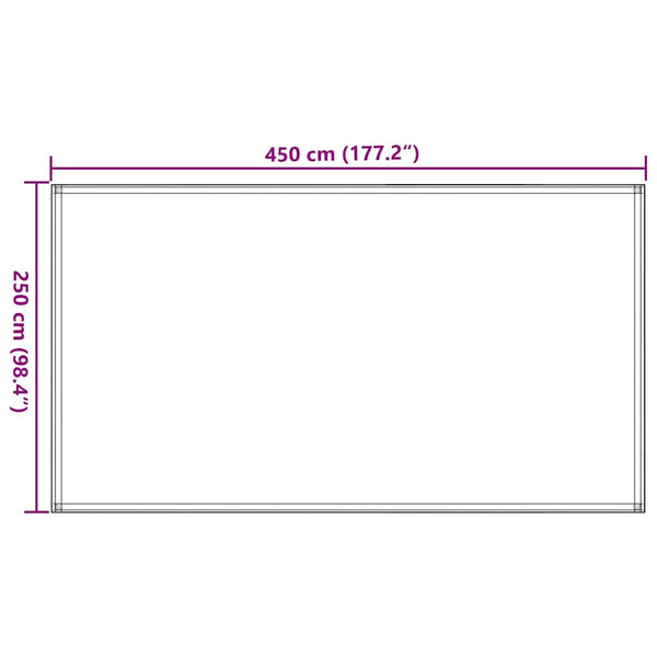 Zeltteppich Sand 250x450 cm