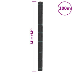 Unkrautfolie Schwarz 1,5 x 100 m