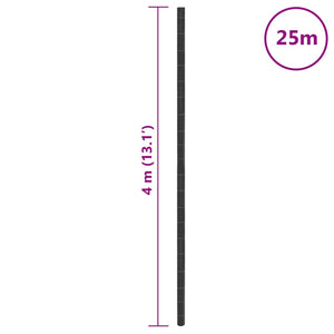 Unkrautvlies Schwarz 4x25 m
