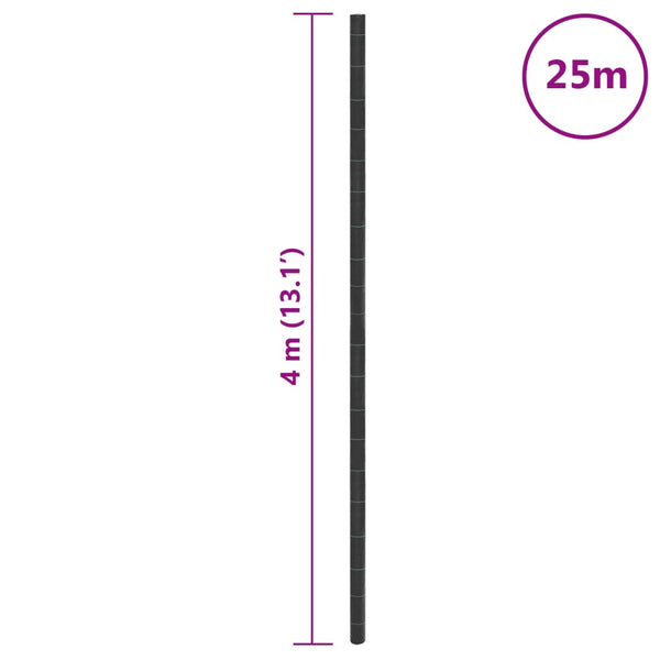 Unkrautvlies Schwarz 4x25 m