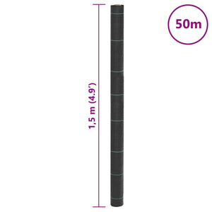 Unkrautvlies Schwarz 1,5x50 m