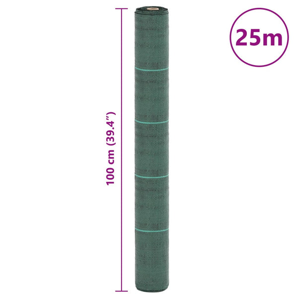 Unkrautvlies Grün 1x25 m