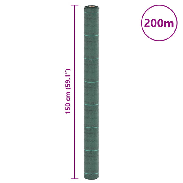 Unkrautvlies Grün 1,5x200m