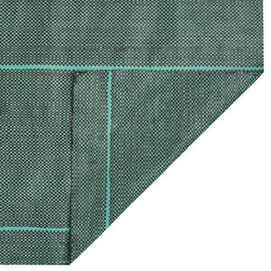 vidaXL Toile de paillage verte 2x10 m PP