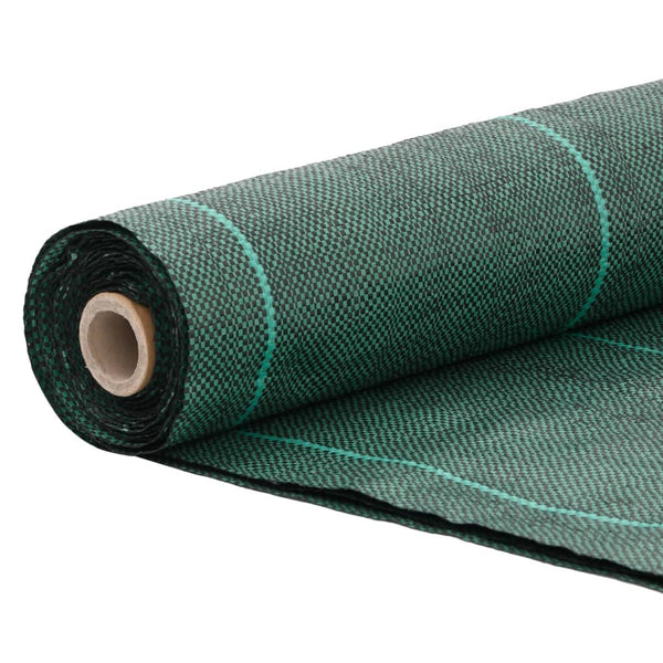 vidaXL Weed Fabric Green 2x200 m PP