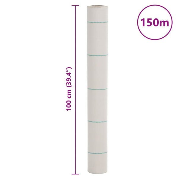 Unkrautvlies Weiß, 1 x 150 m