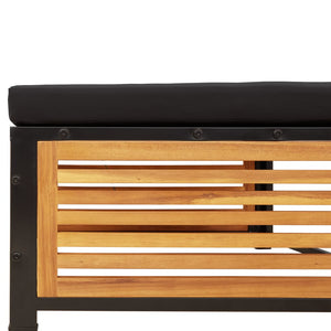 vidaXL Salon de jardin 11 pcs avec coussins Bois d'acacia massif