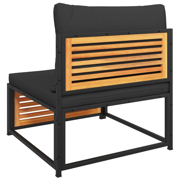 vidaXL Salon de jardin 11 pcs avec coussins Bois d'acacia massif