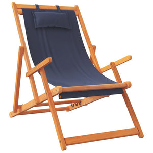 Klappbare Strandstühle, 2er Set, Blau