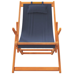 Klappbare Strandstühle, 2er Set, Blau
