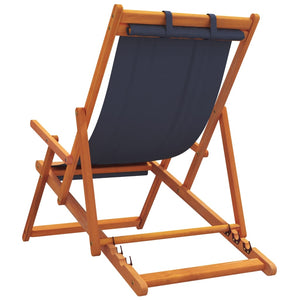 Klappbare Strandstühle, 2er Set, Blau