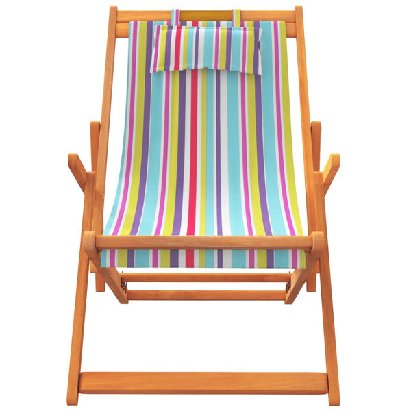 Klappbare Strandstühle, 2er-Set, Mehrfarbig