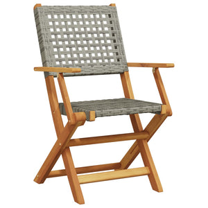 Klappbare Gartenstühle 6er Set Grau