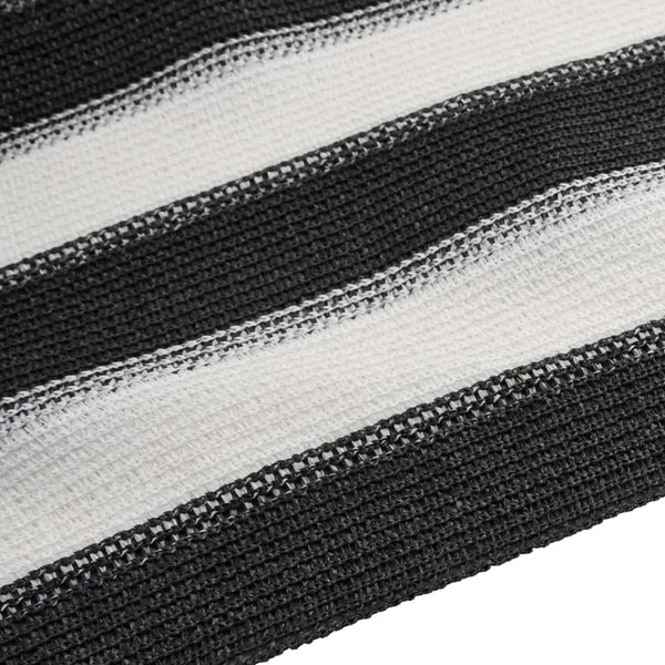 Anthrazit-Weiße Zaunblende 2x25m HDPE
