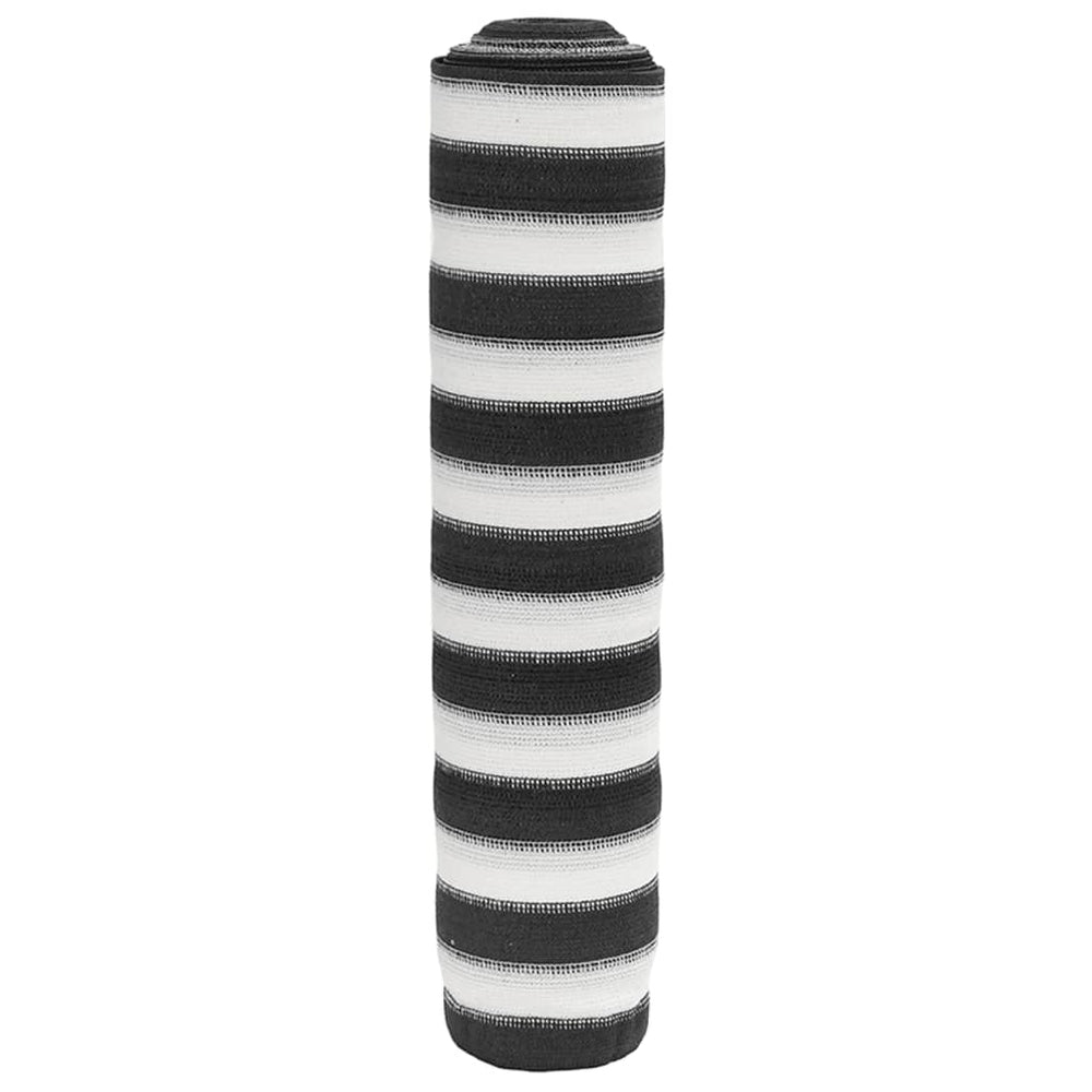 Anthrazit-Weiß Zaunblende 1,2x25m