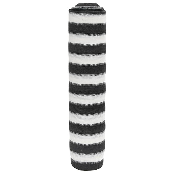 Anthrazit-Weiße Zaunblende 1,5x10m