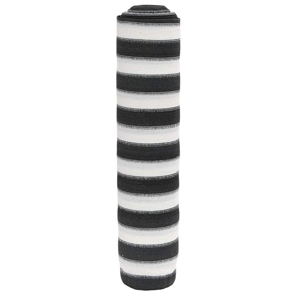 Anthrazit-Weiß Zaunblende 1,5x25m