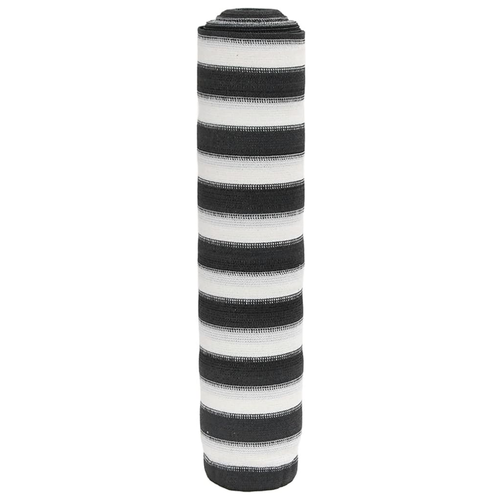 Anthrazit-Weiß Zaunblende 1,5x25m