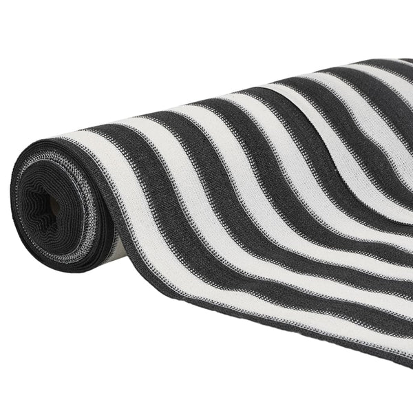 Anthrazit-Weiß Zaunblende 1,5x50 m