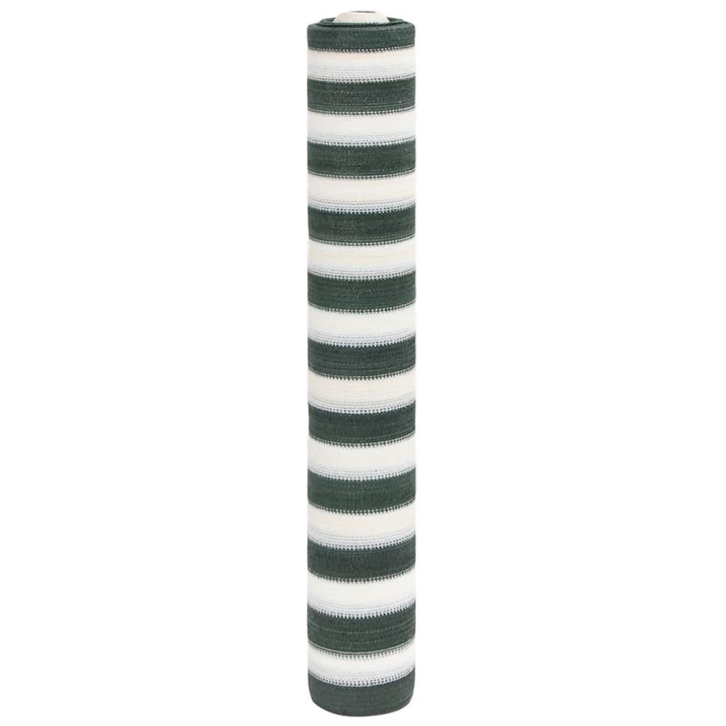Zaunblende Grün/Weiß 1,2x10m