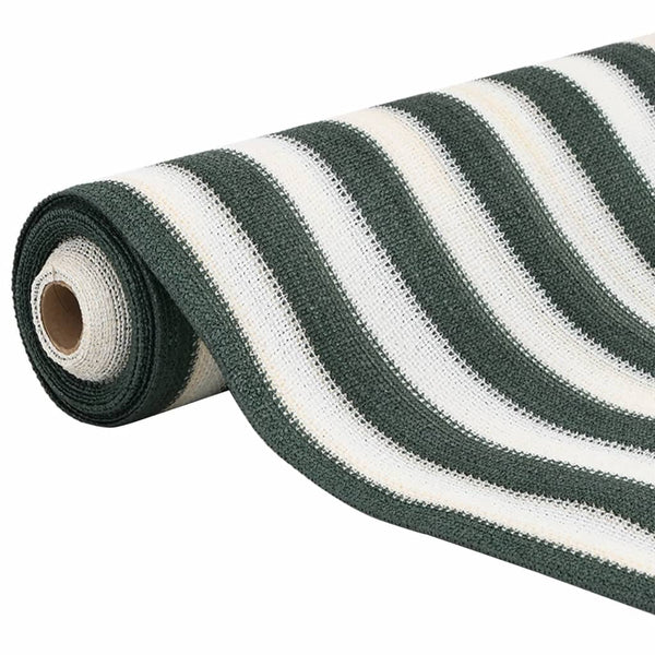 Grün-Weiße Zaunblende 1,2x25m