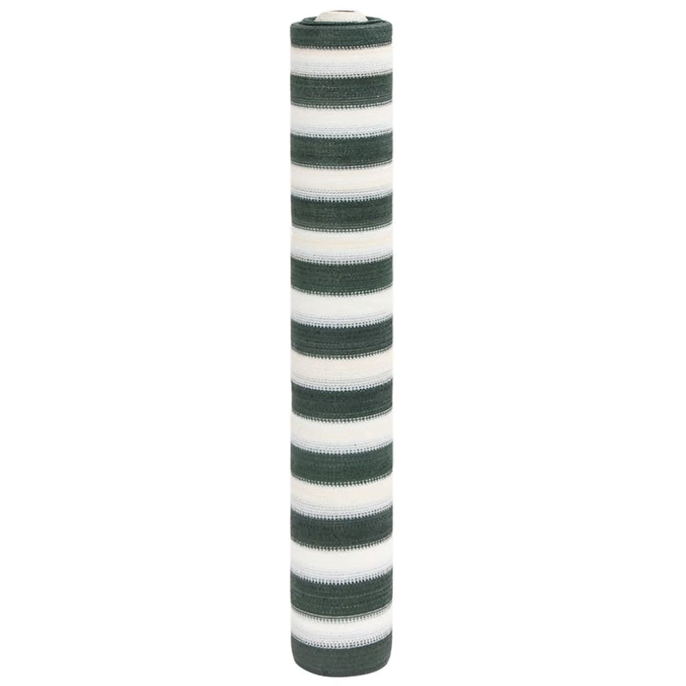 vidaXL Brise-vue vert et blanc 1,5x10 m en PEHD 75 g/m²