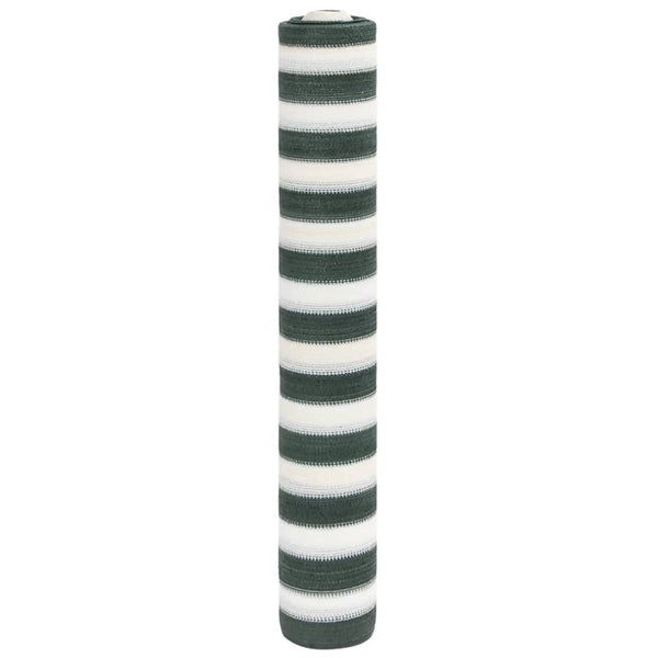 Zaunblende Grün-Weiß 1,5x50 m HDPE