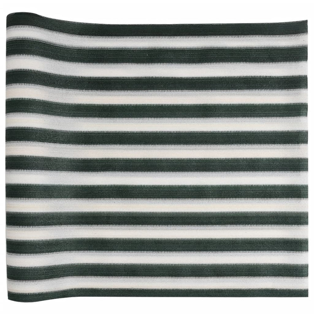 vidaXL Brise-vue Vert et blanc 1,8x10 m HDPE 75 g/m²