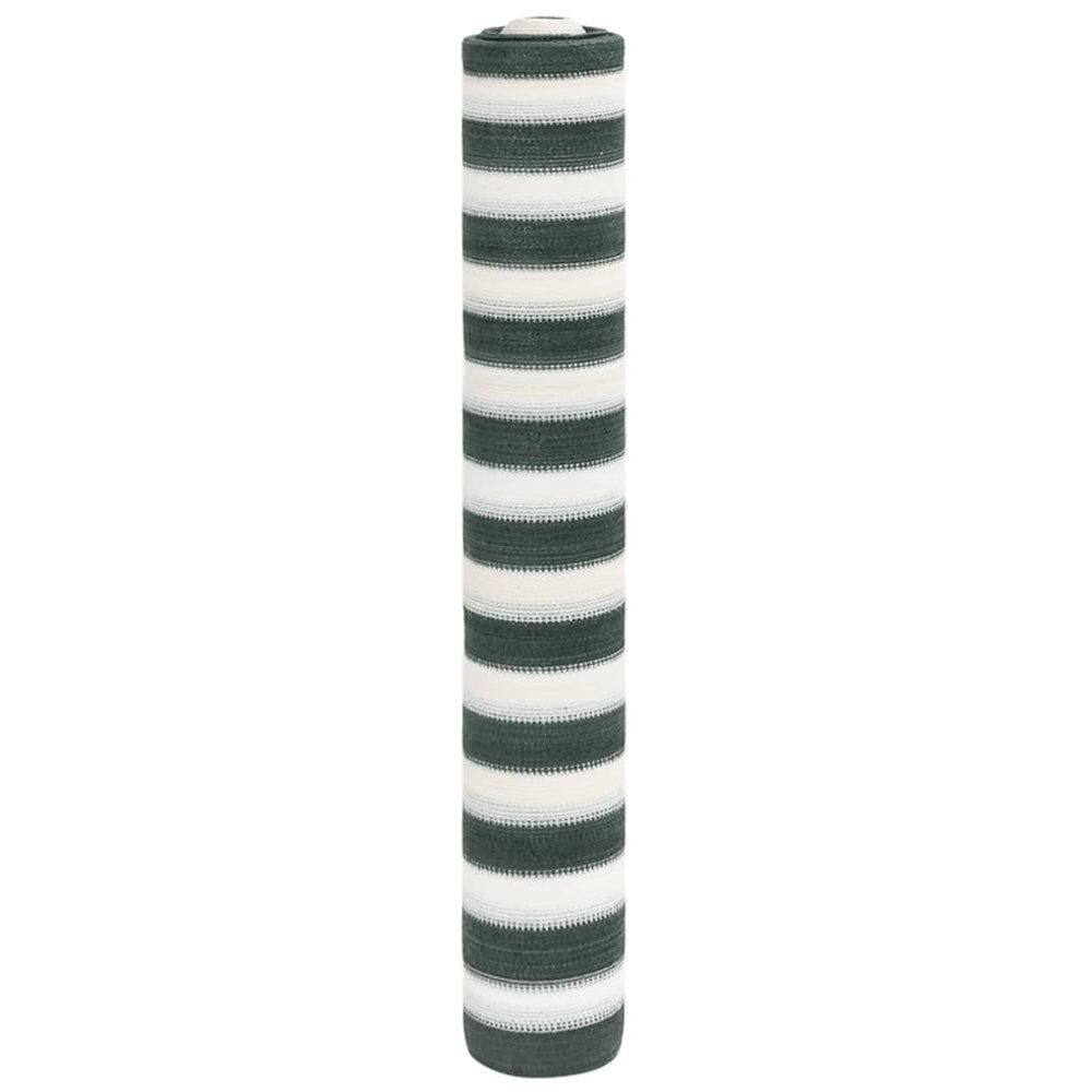 Zaunblende Grün/Weiß 2x10m HDPE