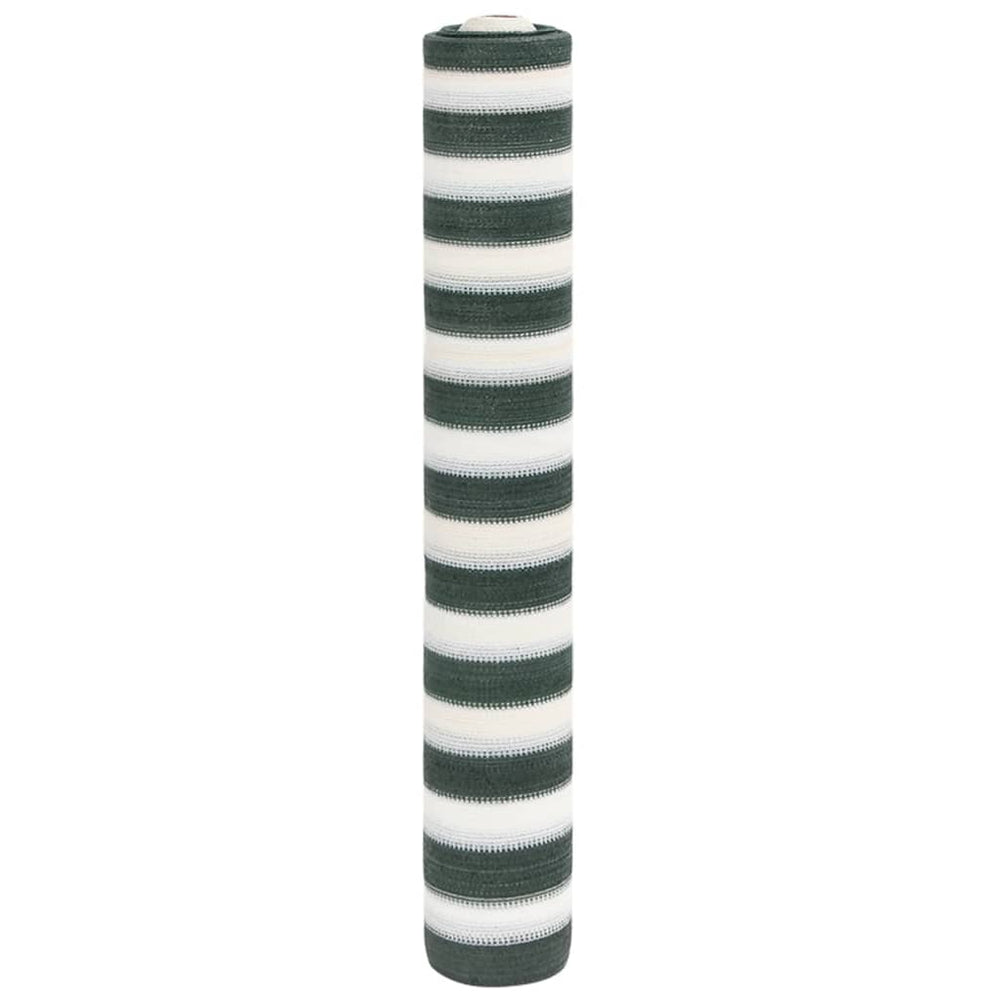 Grün-Weiße Zaunblende 1,5x10 m