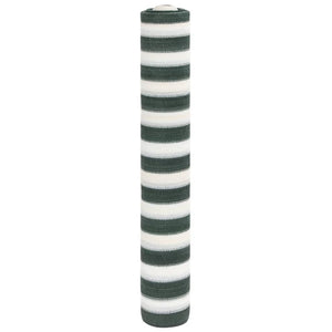 Zaunblende Grün/Weiß 1x10m HDPE 195g/m²