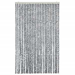 Chenille Fliegenvorhang Grau 118x220cm