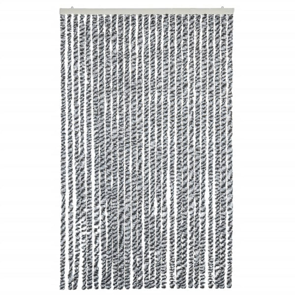 Chenille Fliegenvorhang Grau 118x220cm