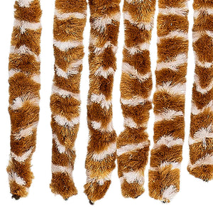 Chenille Fliegenvorhang Ocker/Weiß 118x220cm