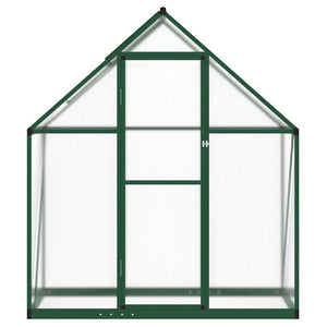 Grünes Gewächshaus mit Fundamentrahmen 169x58x195cm