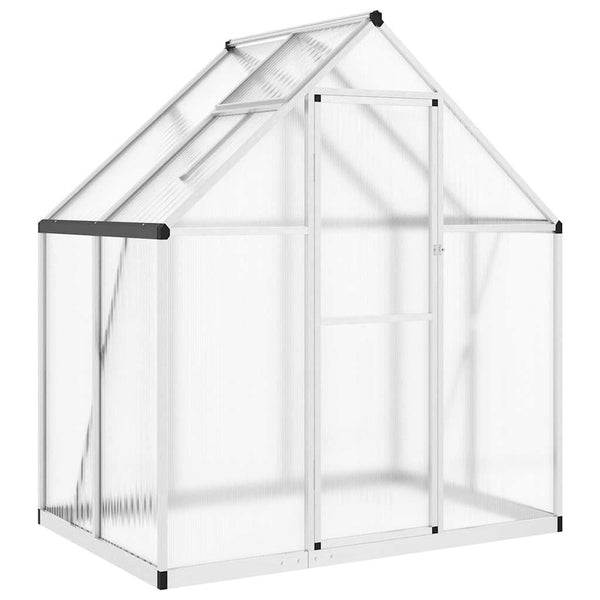 Aluminium Gewächshaus mit Fundament 169x114x195cm
