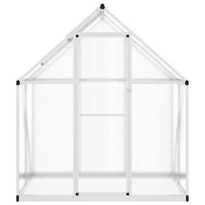 Aluminium Gewächshaus mit Fundament 169x114x195cm